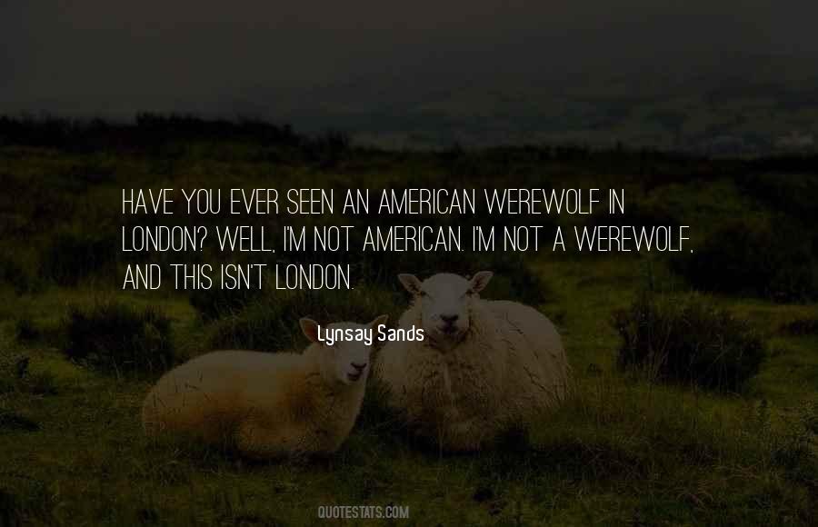 American Werewolf Quotes #1736195