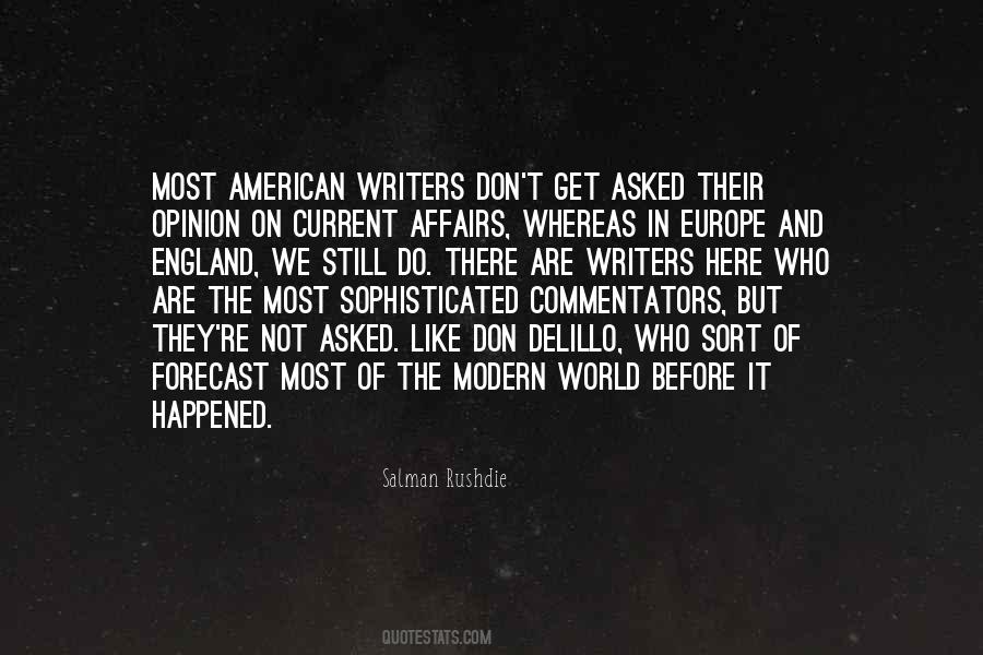 American Writers Quotes #1210691