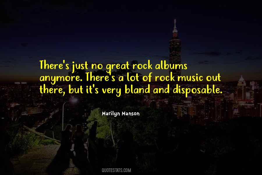 Quotes About Music Marilyn Manson #1630471