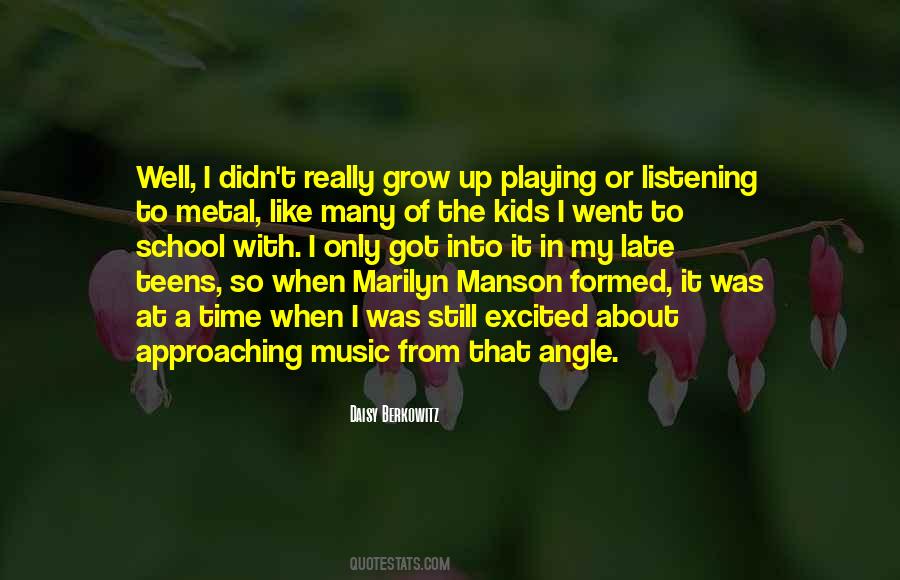 Quotes About Music Marilyn Manson #529441