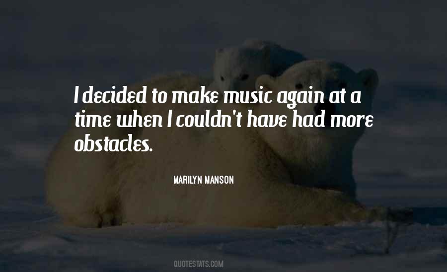 Quotes About Music Marilyn Manson #878088