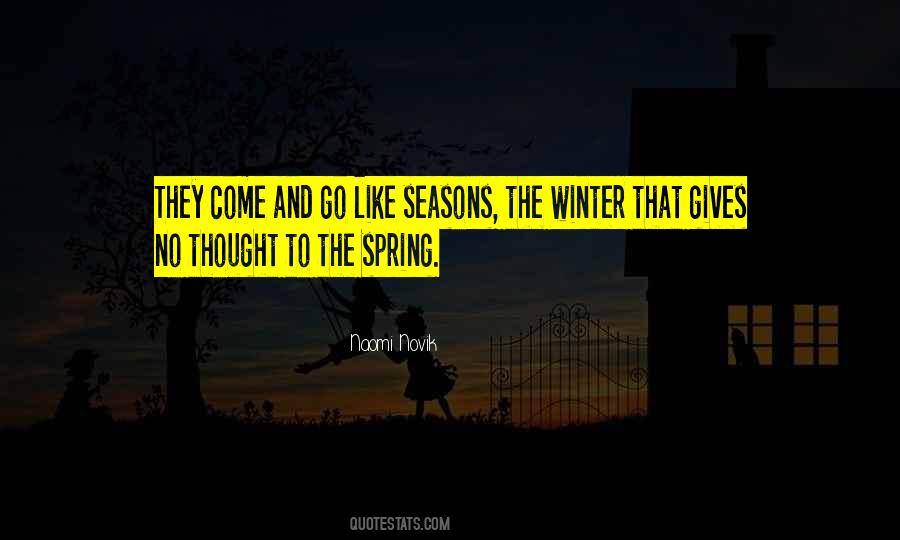 Winter To Spring Quotes #872331