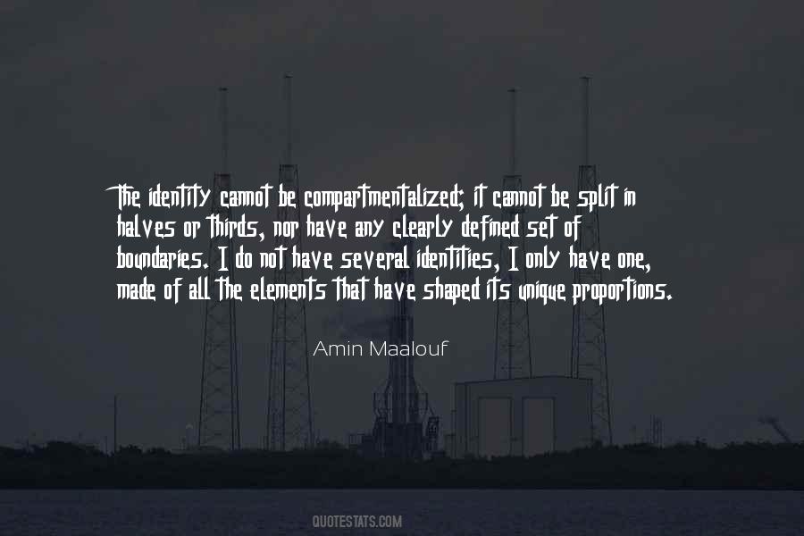 Amin Maalouf Identity Quotes #1457006