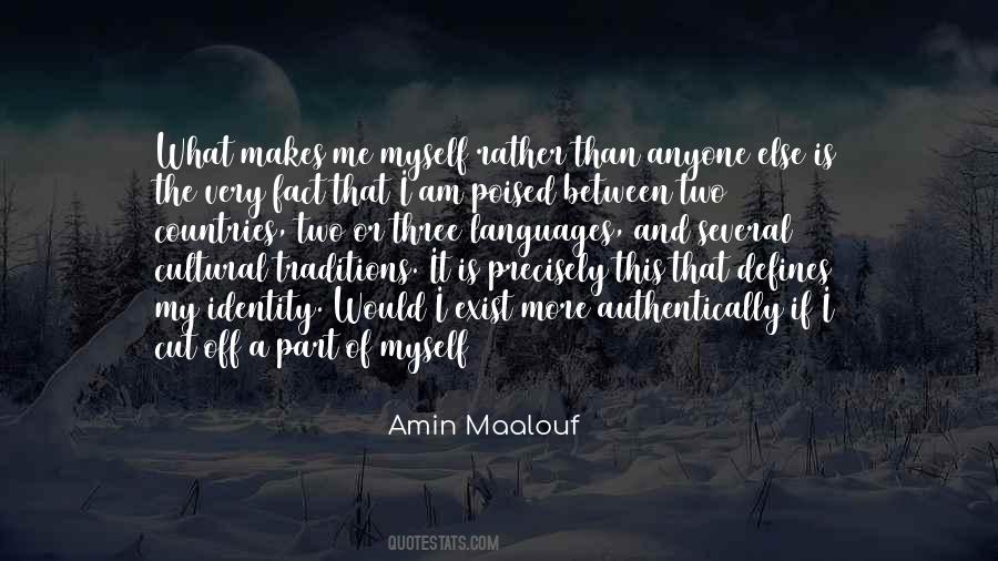 Amin Maalouf Identity Quotes #569030