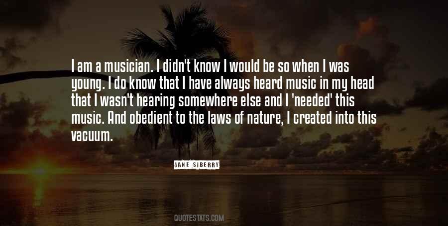 Quotes About Music In Nature #109617