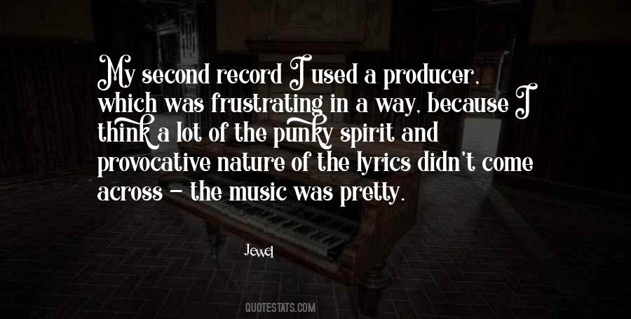 Quotes About Music In Nature #1284413