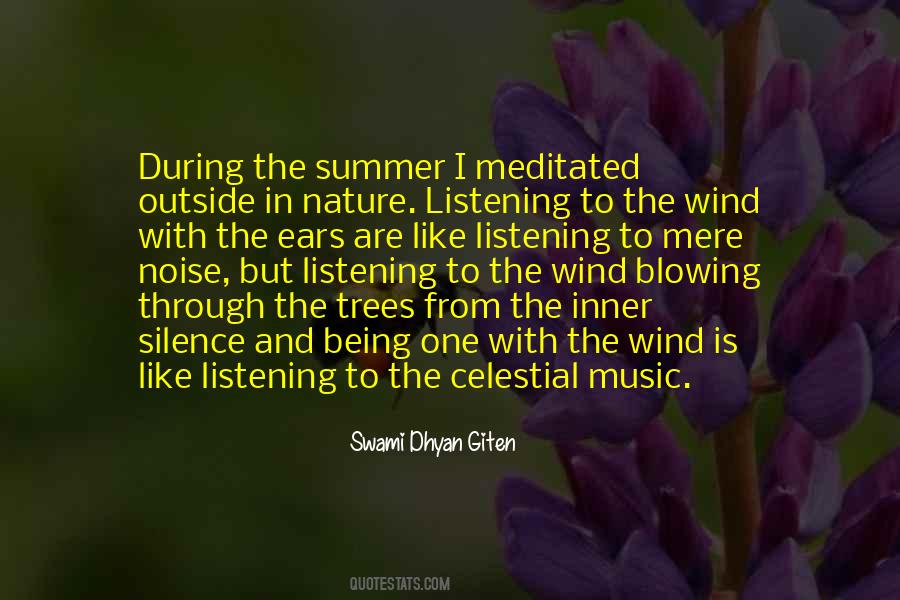 Quotes About Music In Nature #1803258