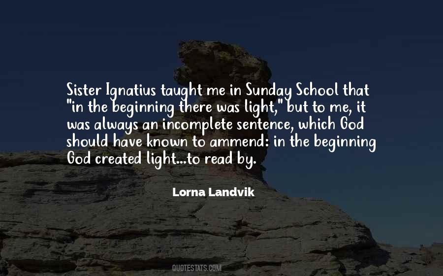 School Sunday Quotes #1263663