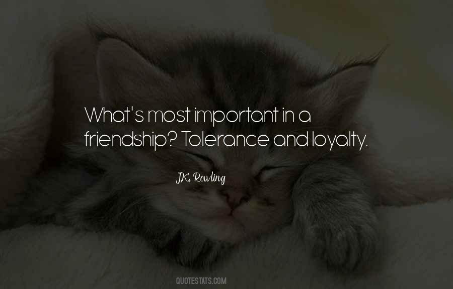 Friendship Tolerance Quotes #1706736