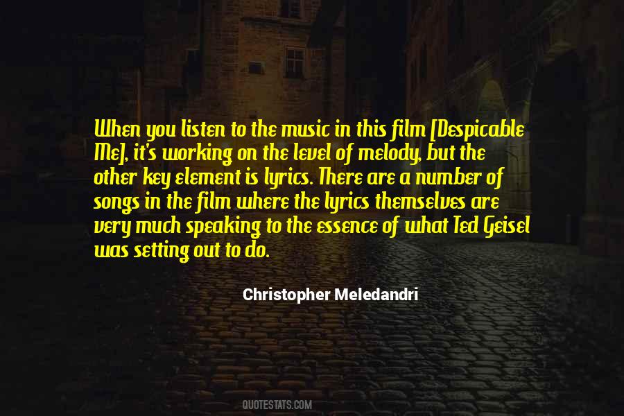 Quotes About Music In Film #1179547
