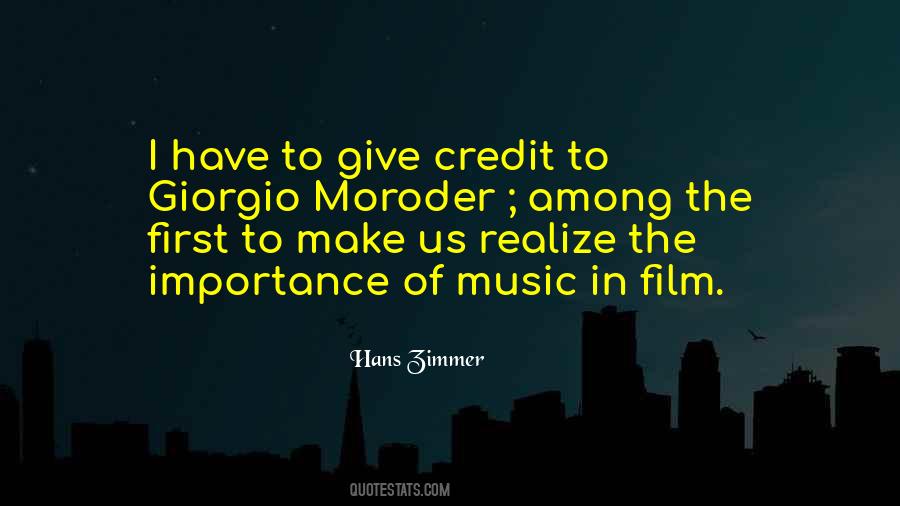 Quotes About Music In Film #499111