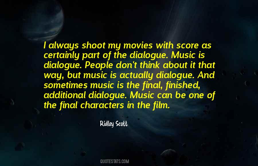 Quotes About Music In Film #925895