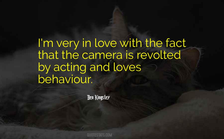 Acting With Love Quotes #292278