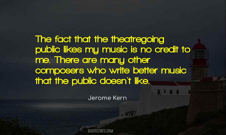 Quotes About Music By Composers #24228