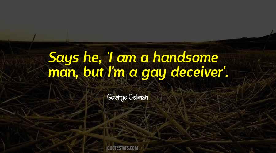 Am Handsome Quotes #939291