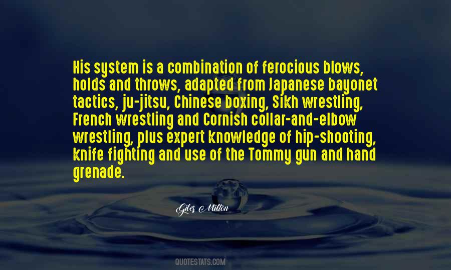 Fighting Knife Quotes #1080028