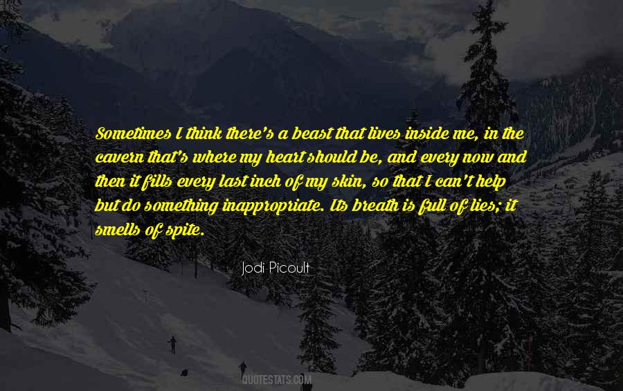 Beast Inside Me Quotes #772771