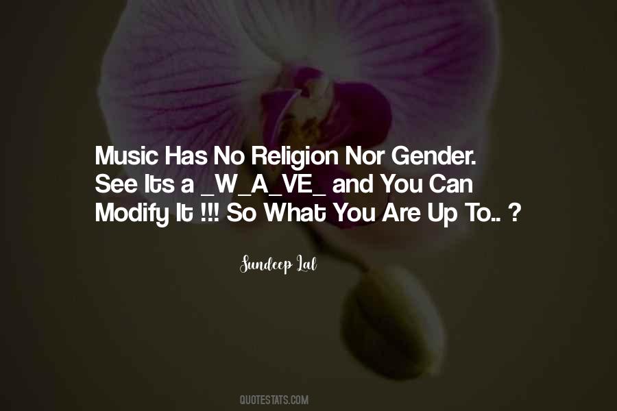 Quotes About Music And Religion #770068