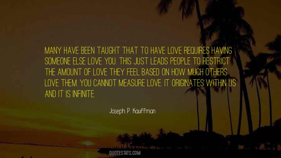 Amount Of Love Quotes #1139081