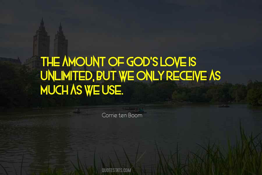 Amount Of Love Quotes #206313