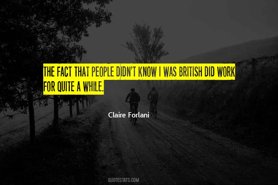 Fact That People Quotes #1088781