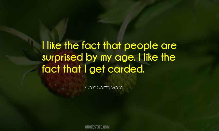 Fact That People Quotes #1214695