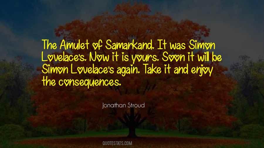 Amulet Of Samarkand Quotes #84770