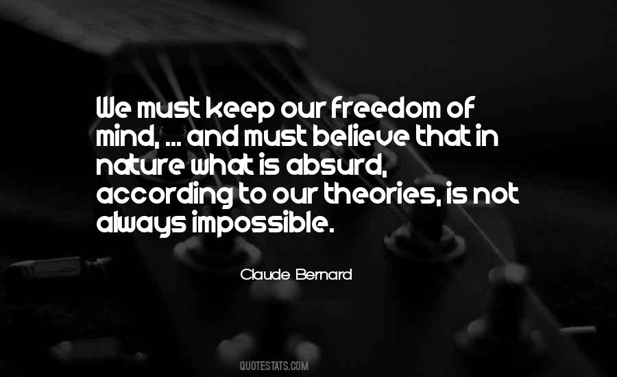 Theories Of Nature Quotes #1013053