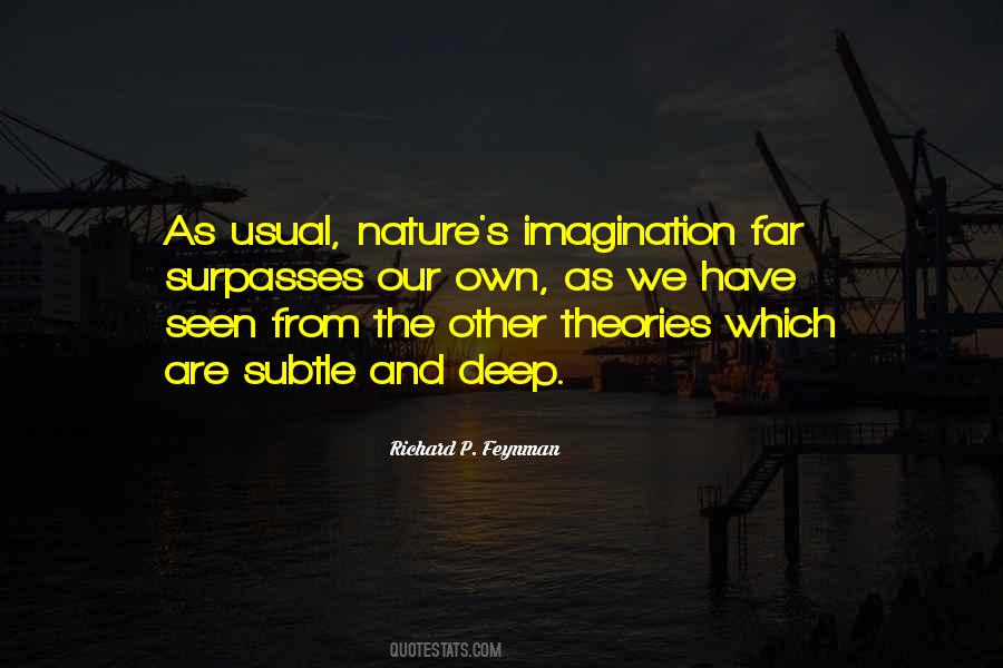 Theories Of Nature Quotes #316182