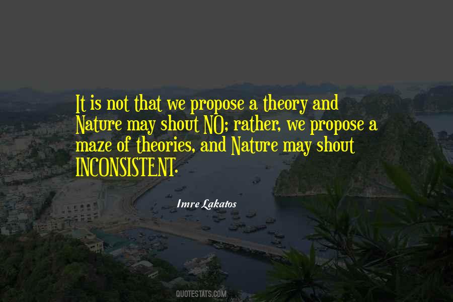 Theories Of Nature Quotes #850726