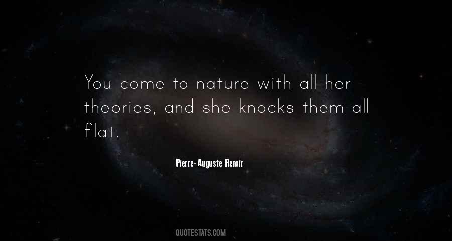 Theories Of Nature Quotes #895825