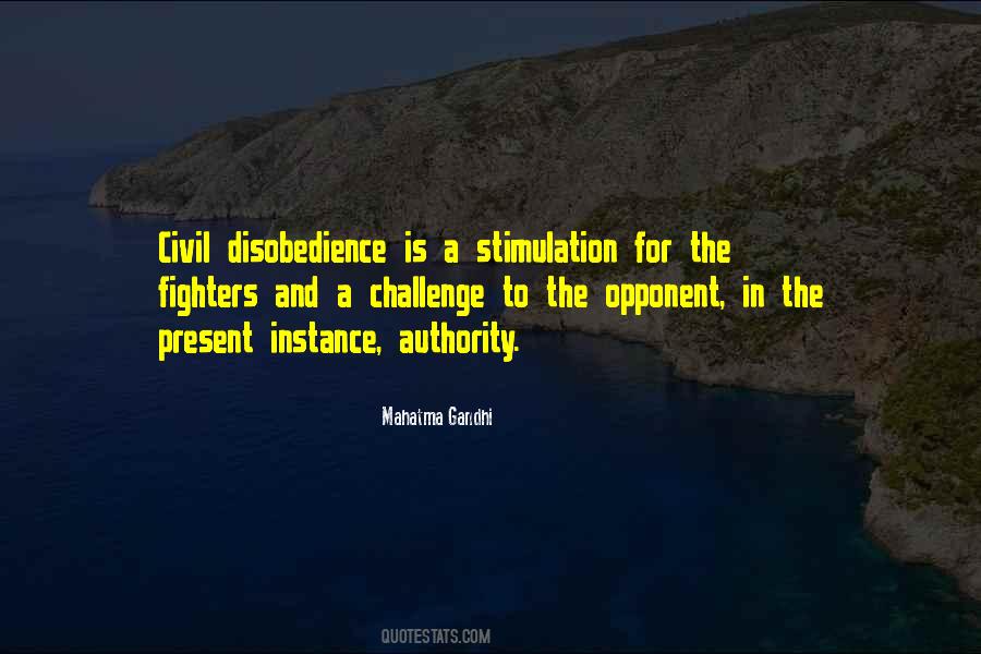 On Civil Disobedience Quotes #389422