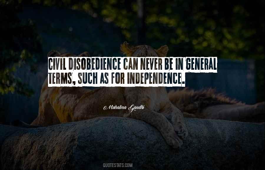 On Civil Disobedience Quotes #402865