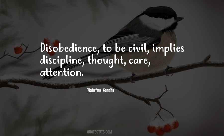 On Civil Disobedience Quotes #413277