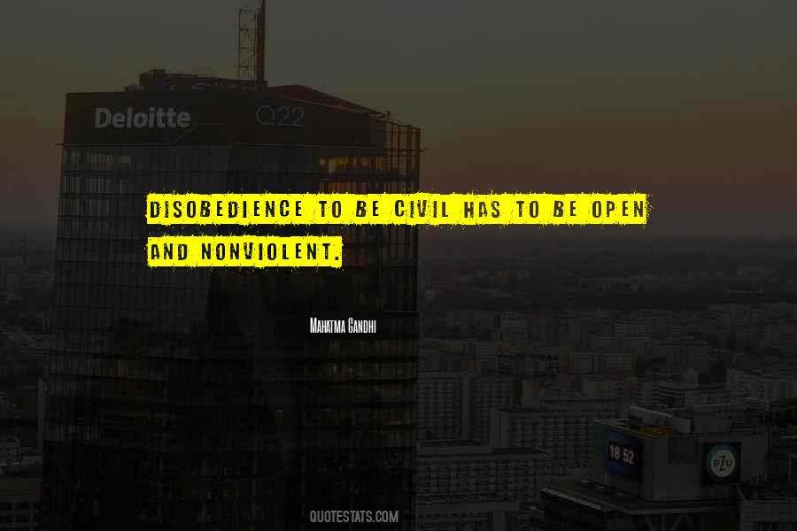On Civil Disobedience Quotes #649850