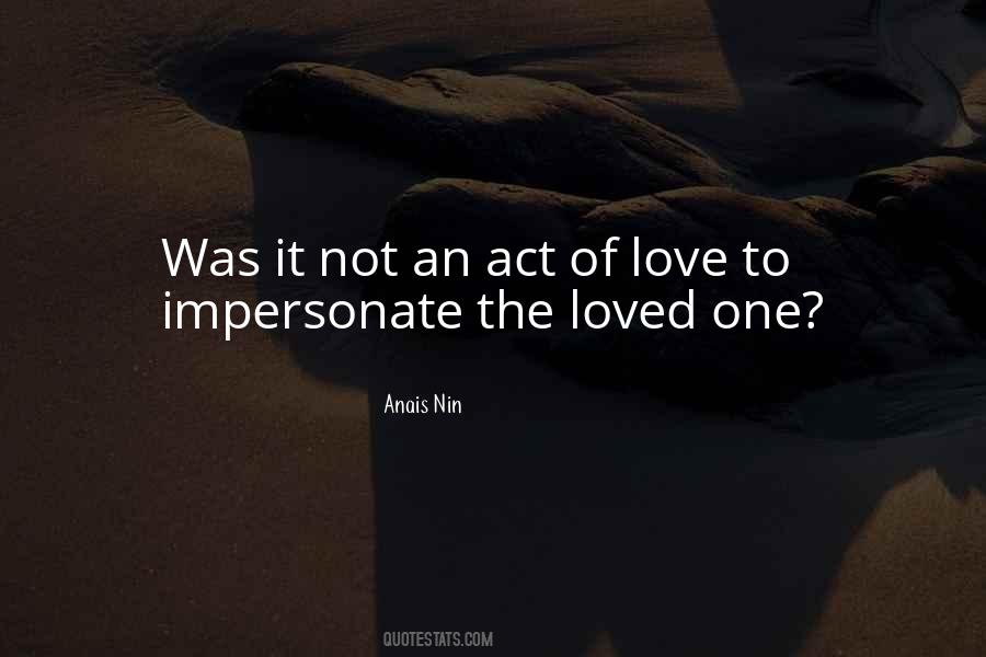 An Act Of Love Quotes #1834524