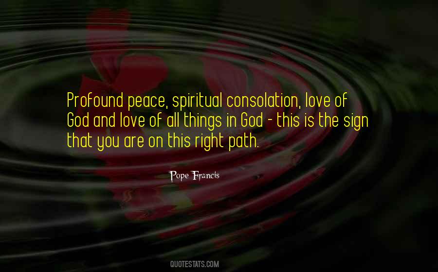 Path Of Peace Quotes #472253