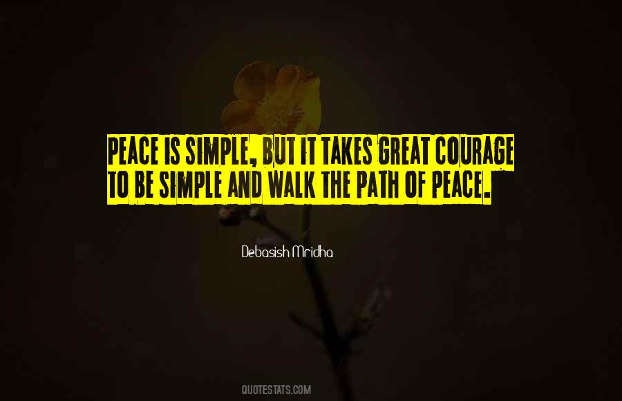 Path Of Peace Quotes #562739