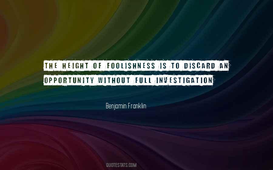 An Opportunity Quotes #1712526