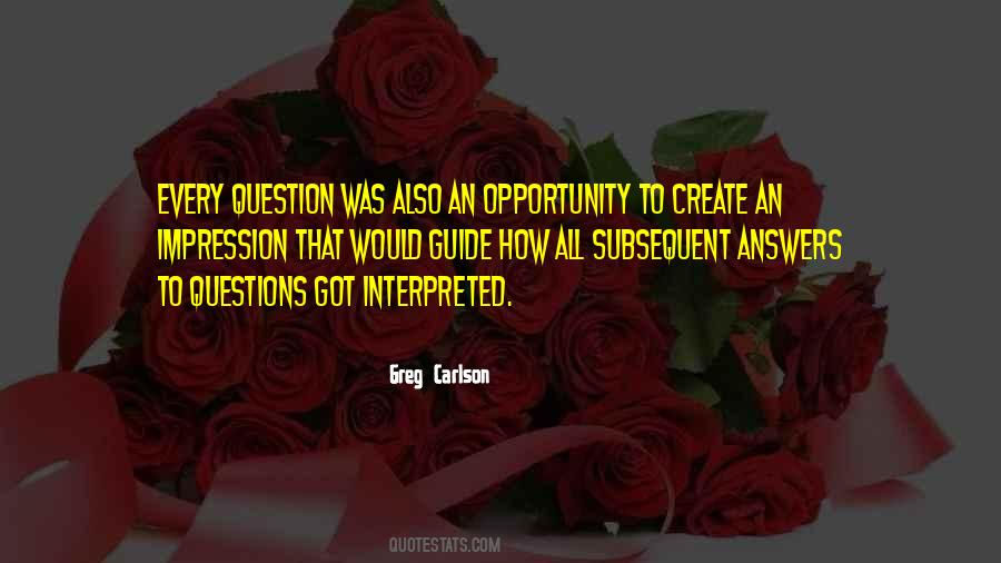 An Opportunity Quotes #1756365