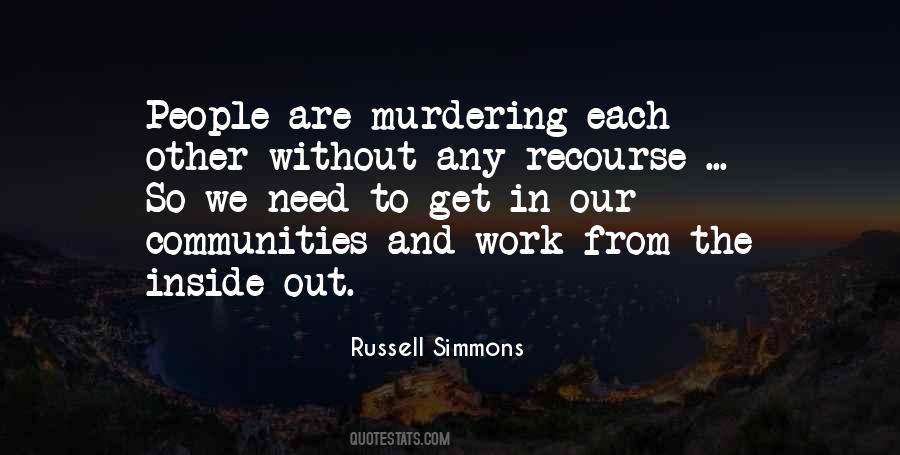 Quotes About Murdering People #126117