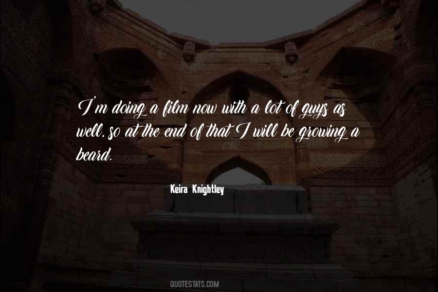 Growing A Beard Quotes #1563897