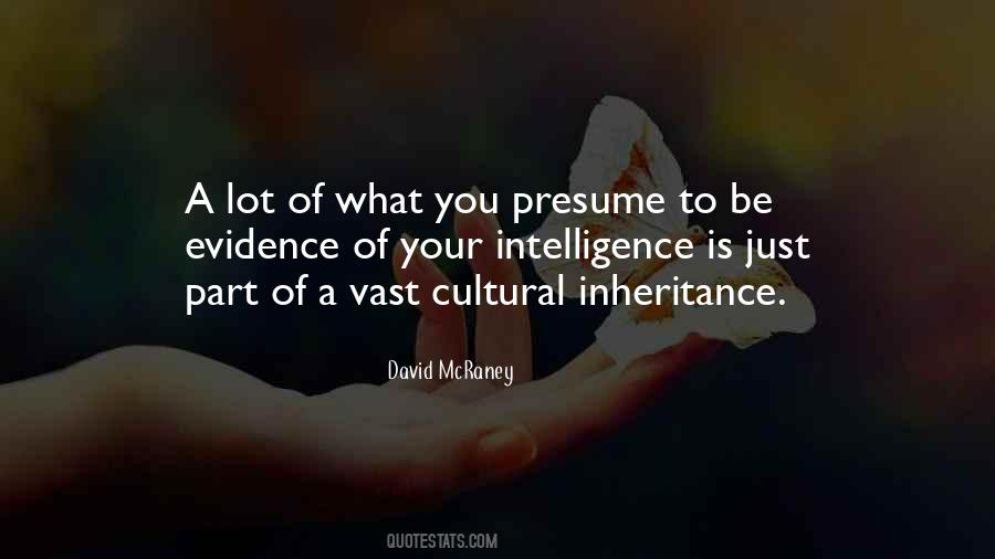 Cultural Inheritance Quotes #54654