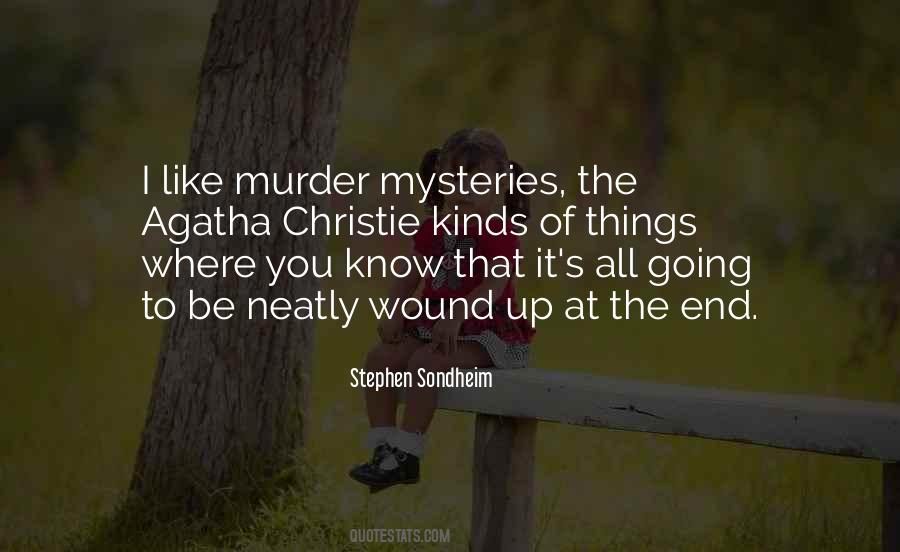 Quotes About Murder Mysteries #1296855