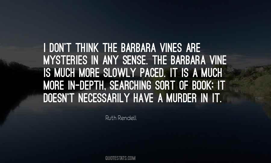 Quotes About Murder Mysteries #788957