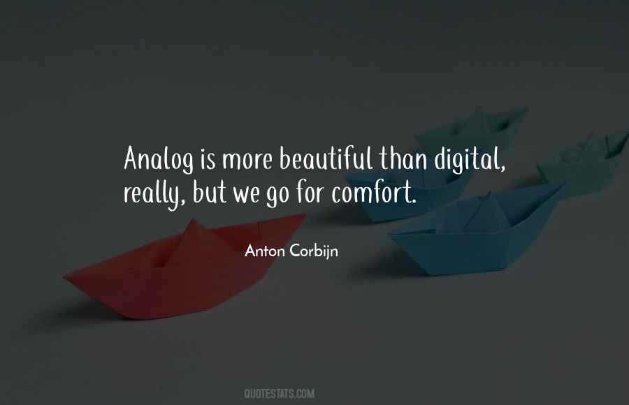 Analog Vs Digital Quotes #831129