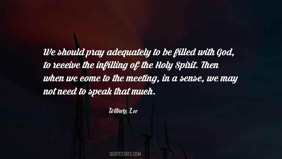 Meeting God Quotes #910953