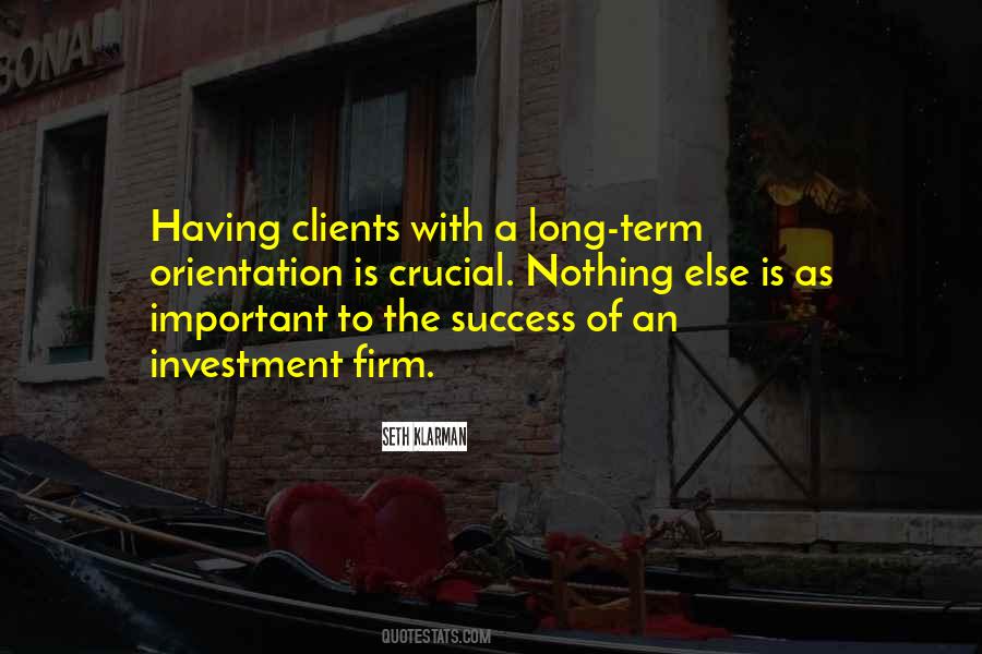 Long Term Investment Quotes #1730112