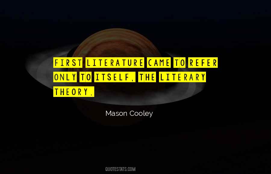 Literature Theory Quotes #1260247