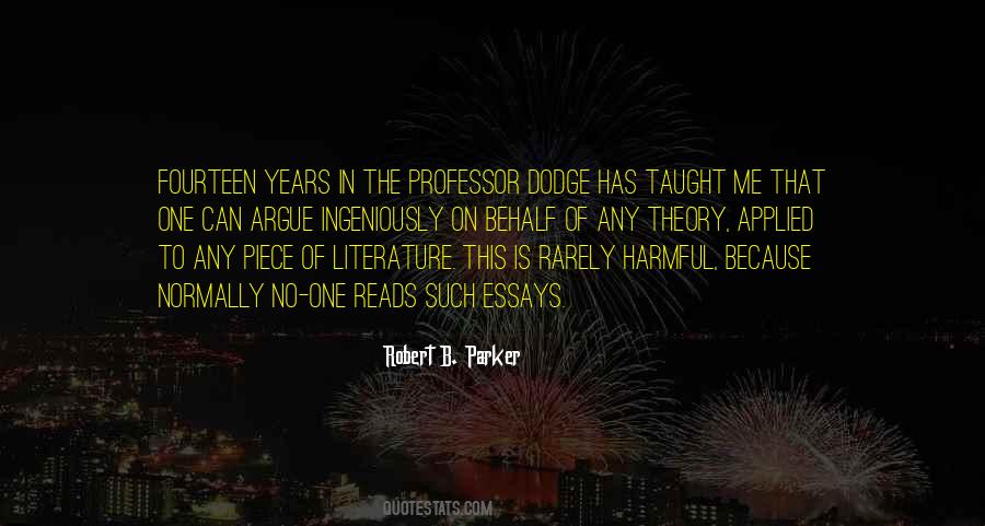 Literature Theory Quotes #288399